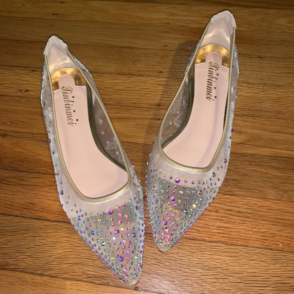 Sparkling wedding flats